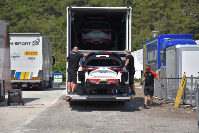 Muğla'da Türkiye Rallisi öncesi yaşam alanı oluşturuldu